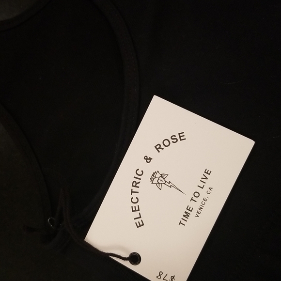 💕ELECTRIC & ROSE💕 Wynnie Bra - Relay Onyx / Dusty Blue Medium M NWT - Picture 10 of 11